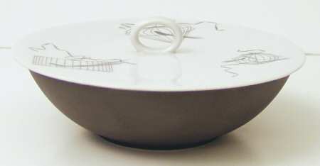 Papageno Cream Soup Bowl & Lid Set