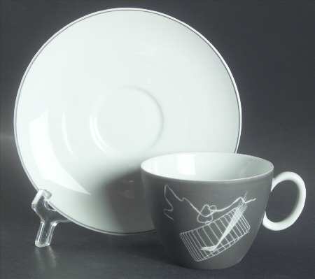 Papageno Flat Cup & Saucer Set