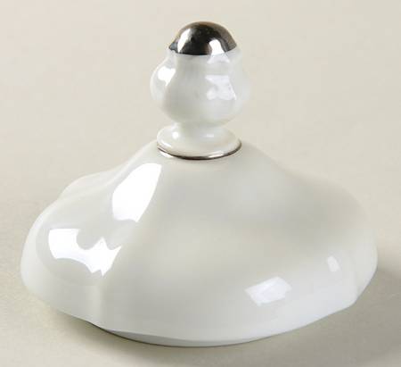 Platinum Baroque Lid for Sugar Bowl