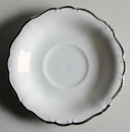 Platinum Baroque Saucer