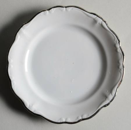 Platinum Baroque Bread & Butter Plate