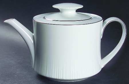 Platinum Riviera Teapot & Lid