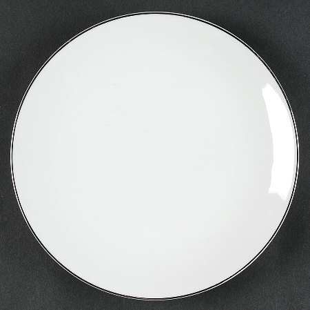 Platinum Riviera Salad Plate