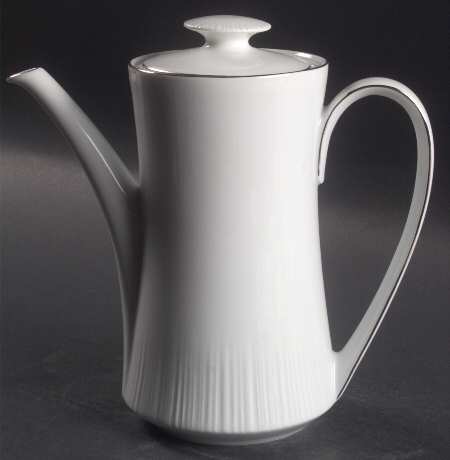 Platinum Riviera Coffee Pot & Lid