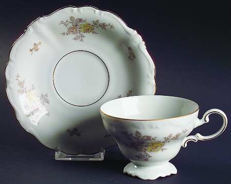 Regency Footed Cup & Saucer Set