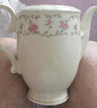 Rose Chintz Coffee Pot No Lid