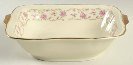 Rose Chintz 8" Square Vegetable Bowl