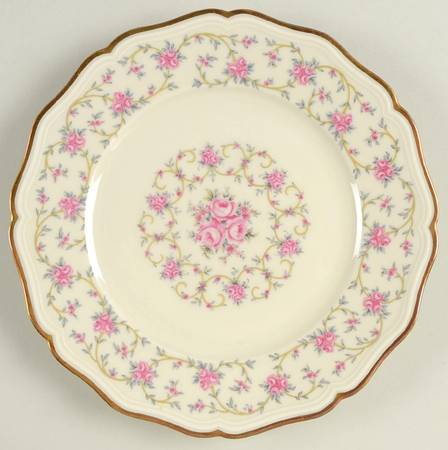 Rose Chintz Salad Plate