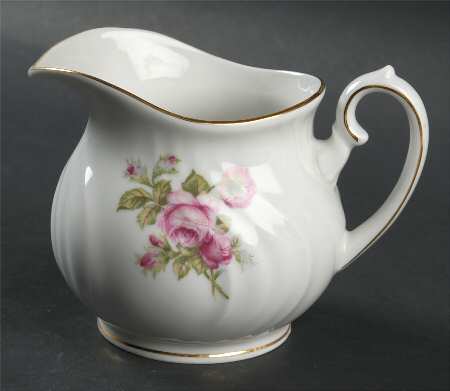 Rose of Picardy White Creamer