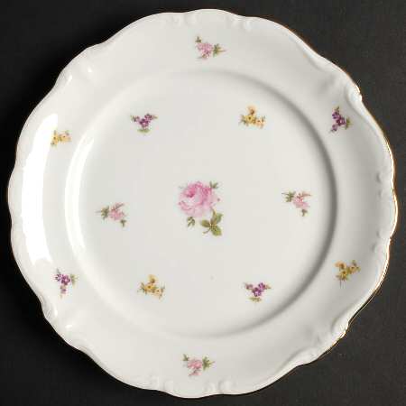 Rosebud Salad Plate