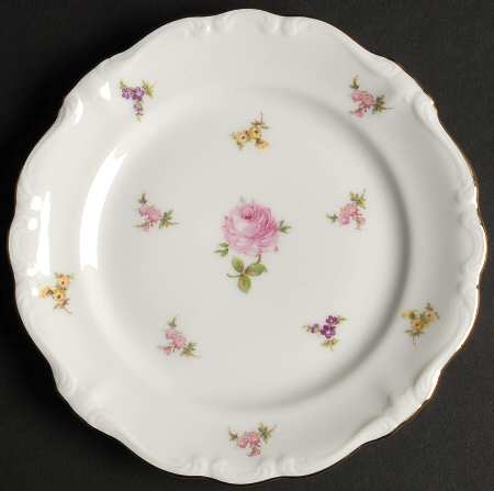Rosebud Bread & Butter Plate