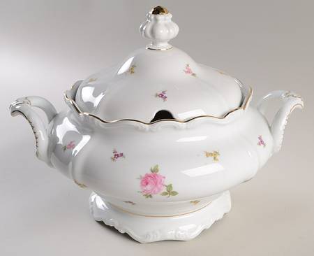 Rosebud Tureen &  Lid