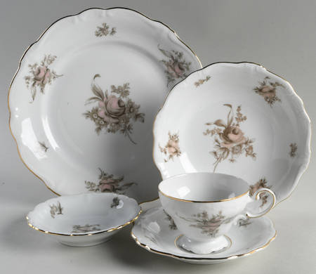 Sepia Rose 40 Piece Set