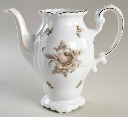 Sepia Rose Coffee Pot No Lid