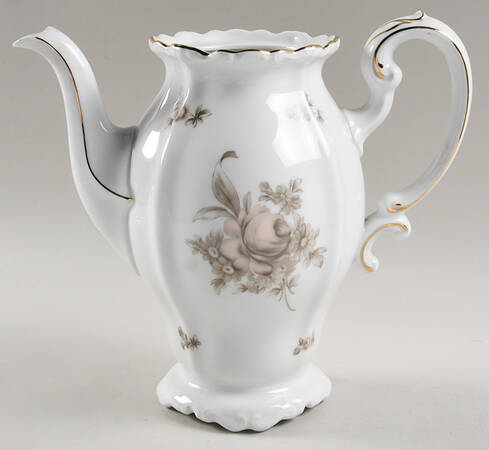 Sepia Rose Coffee Pot No Lid