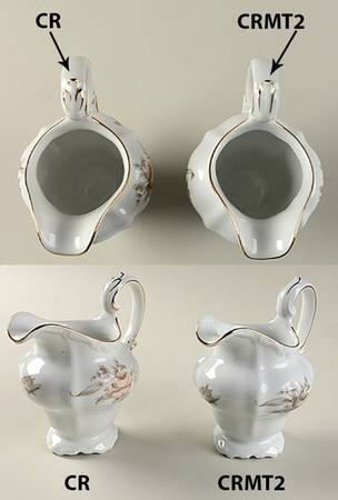 Sepia Rose Creamer by Johann Haviland