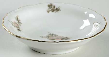 Sepia Rose Fruit/Dessert (Sauce) Bowl by Johann Haviland