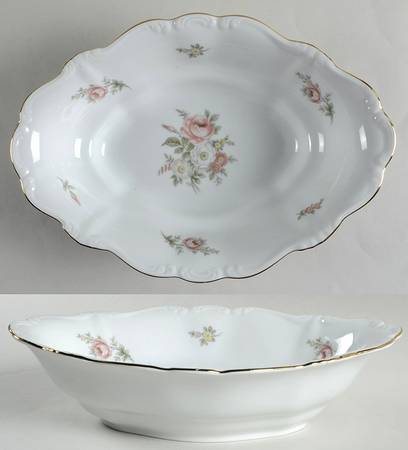 Serenade 10" Oval Vegetable Bowl