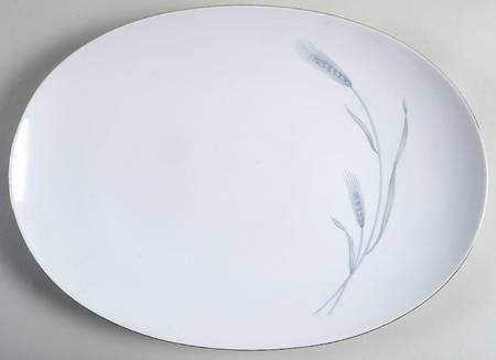 Silver Wheat 13" Oval Serving Platter