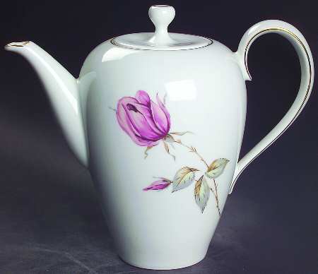 Summer Rose Coffee Pot & Lid