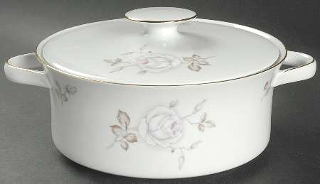 Sweetheart Rose Round Covered Vegetable by Johann Haviland