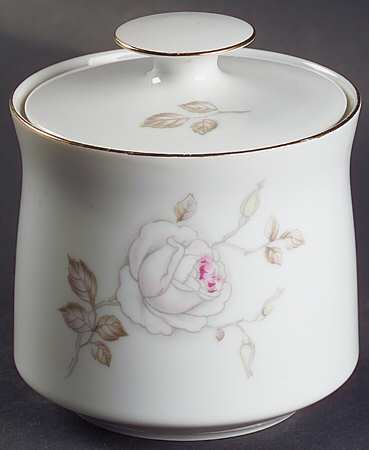 Sweetheart Rose Sugar Bowl & Lid by Johann Haviland