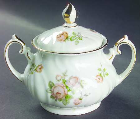 Tearose Sugar Bowl & Lid