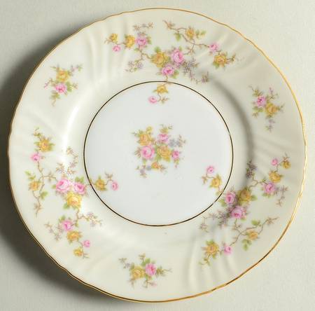 Thornrose Cream Bread & Butter Plate