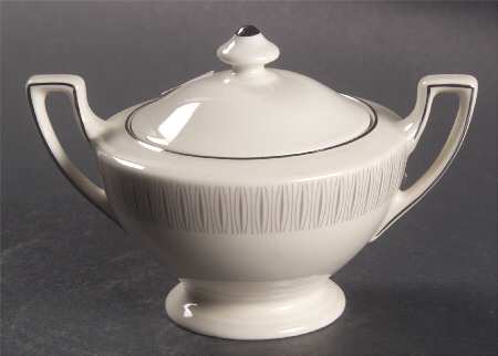 Tuxedo Sugar Bowl & Lid