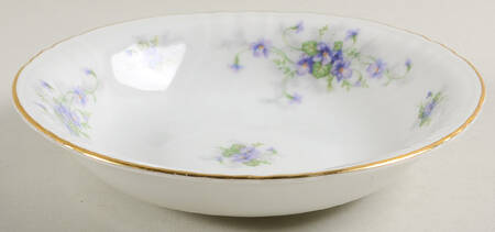 Violets (Older, No Gold Inner Range) Fruit/Dessert (Sauce) Bowl