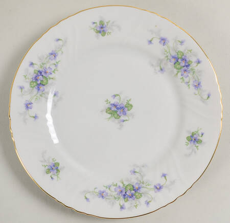 Violets (Older, No Gold Inner Range) Salad Plate