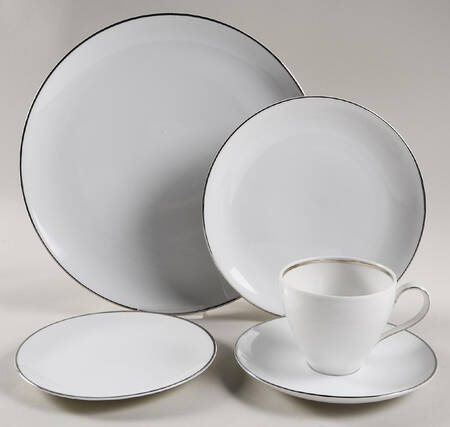Wedding Ring 5 Piece Place Setting