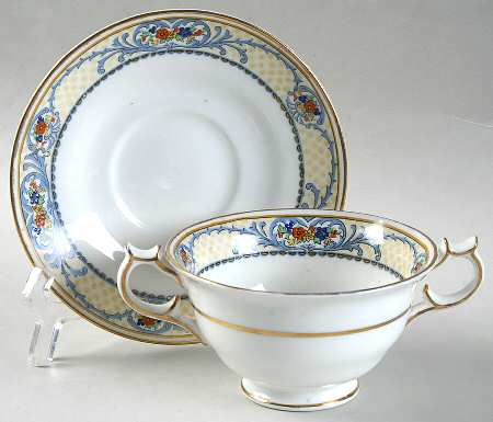 Jewel, The Footed Bouillon Cup & Saucer
