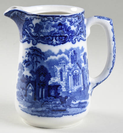 Abbey (Transferware, Scalloped) Large Syrup No Lid