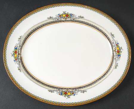 The Alhambra 10" Oval Serving Platter