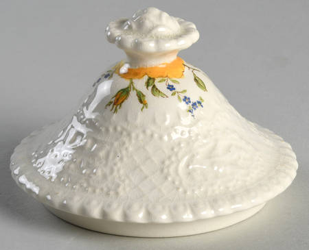 Birbeck Rose Yellow Lid for Sugar Bowl