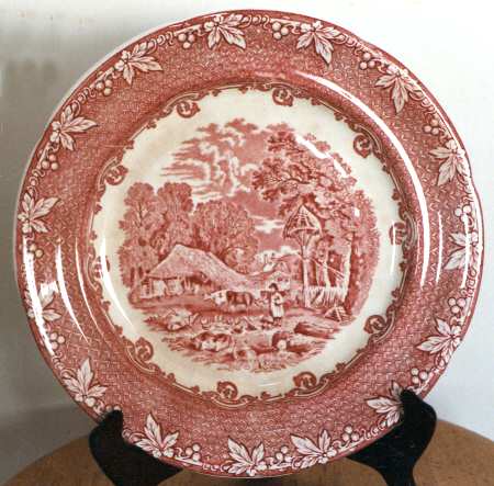 Farm Pink Dinner Plate