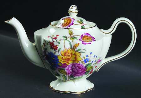 Garden Club Teapot & Lid