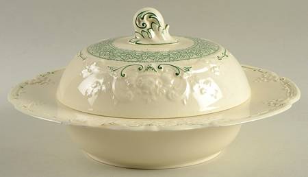 Genoa Green Round Covered Vegetable