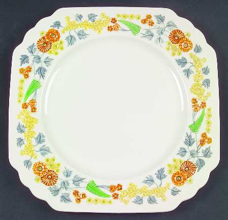 Golden Dawn Square Luncheon Plate
