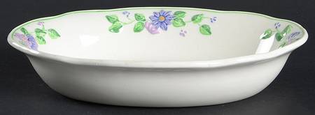 Maytime 8" Oval Vegetable Bowl