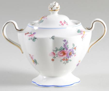 Olde English (Scalloped) Sugar Bowl & Lid