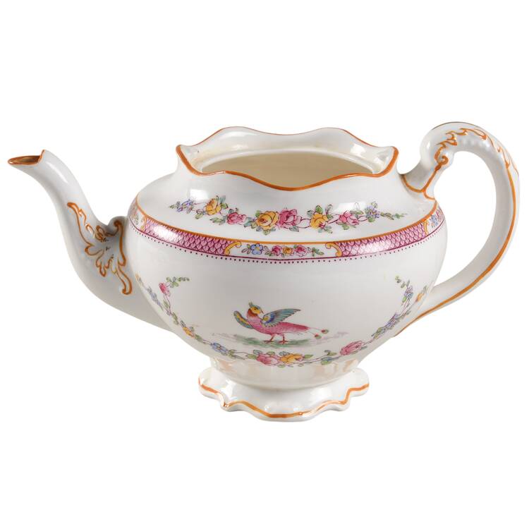 Paradise Pink Teapot No Lid