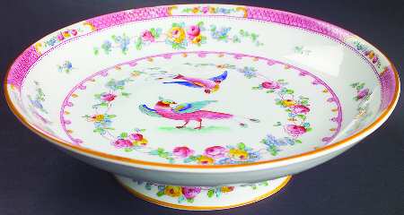 Paradise Pink Round Compote (Height X Width)