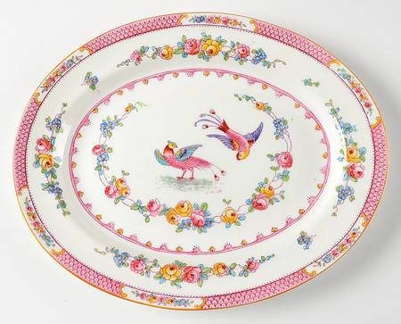 Paradise Pink 12" Oval Serving Platter