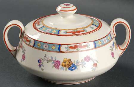 The Rosedale Sugar Bowl & Lid