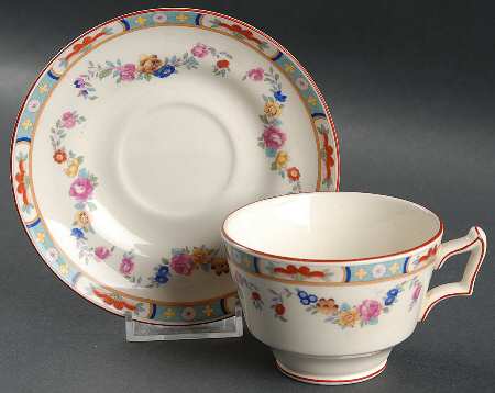 The Rosedale Footed Cup & Saucer Set
