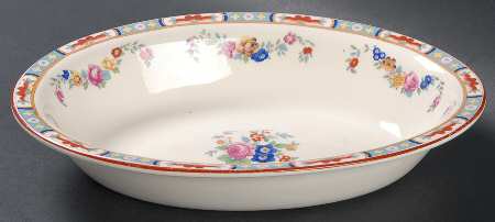 The Rosedale 9" Oval Vegetable Bowl