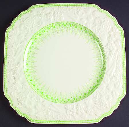 Shannon Green Square Salad Plate