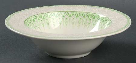 Shannon Green Rim Cereal Bowl